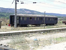 Works car in Corlu. Converted from an AB4ü, built by SWS in 1961. Photo Mahmut Zeytinoğlu