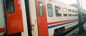 This train is sometimes equipped with TVS2000 compartment cars. 2001. Photo Gökçe Aydin.