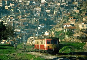 MT5400 and a trailer heading south through the Izmir suburbs. 6th March 1977. Photo Robin Lush
