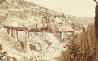 Another unique view: the temporary narrow gauge bridge build near Haikiri. Col. Gunter Hartnagel