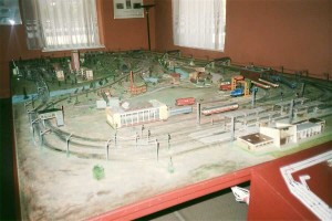 The HO model layout displayed inside the museum. Photo Gökçe Aydin