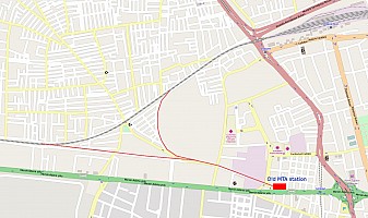 Adana MTA station location, next to modern Turhan Cemal Beriker Bulvarı