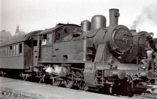 3313 at Haydarpaşa Station 17th April 1956